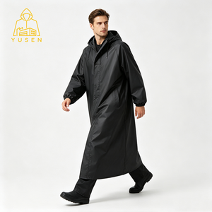 Imperméable léger et portable pour cycliste électrique, avec capuche, <span class=keywords><strong>poncho</strong></span> long pour femmes et hommes, usage quotidien - Product Image 3
