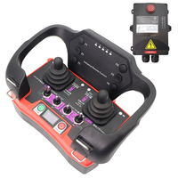 Télécommande de grue étanche IP65, quatre vitesses, double axe, joystick universel avec batterie au lithium 5000 mAh * 2