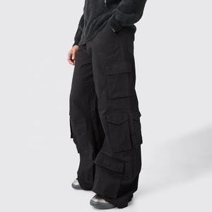 Rainbow Spray Streetwear Fabricante Baggy Multi Carga Bolso Calças Estilo Vintage Personalizado 100% Algodão Moletom de Carga Masculina - Product Image 1