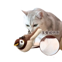 Jouet interactif pour chat, oiseau volant, son réaliste, catnip