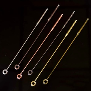 Bâtonnet mélangeur élégant en acier inoxydable rose doré pour thé, <span class=keywords><strong>café</strong></span> et cocktails – Outil de bar moderne - Product Image 4