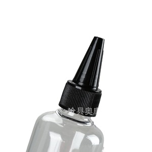 Botella de plástico transparente de 70 ml con boca pequeña y tapa, botella de muestra de PET, en stock. - Product Image 3