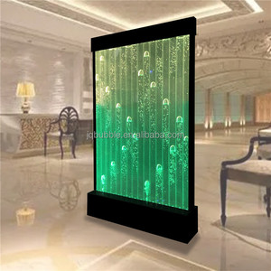 indoor floor standing bubble wall changing led <b>light</b> acrylic water bubble panel screen - Product Image 5