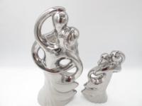 Huifa luxe en céramique Couple ornement Unique moderne Folk Art Style décor à la maison élégant mariage bougie lampe boîte emballé