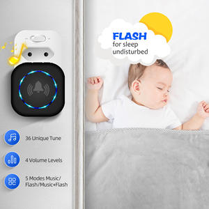 ABD AB BK Fişli Pil İle Çalışan Verici 300m Menzil 38 Melodi Kablosuz Kapı Zili Su Geçirmez Ev Tipi Elektrikli Kapı Zili - Product Image 4