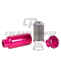 Filtres à carburant CP Performance Parts Pro Filters Femelle AN10 en filtre réutilisable de 60 microns, pièces de haute qualité