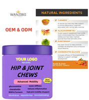 Personnalisation de Marque Privée - Suppléments pour Hanches et Articulations avec Glucosamine pour Chiens - Friandises à Mâcher pour Chiens - Soulagement Naturel de la Douleur Articulaire