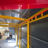 SEVENCRANE Système de pont roulant modulaire léger 1,5t avec palan électrique et commande suspendue pour pont roulant sur rail pour le transport de matériaux en usine