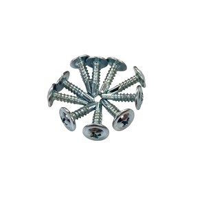Vis autoperceuses # 10 x vis à tête fraisée de 1 pouce, CR6+ zinguées, pour charpentes en acier, acier au carbone C1022, Homn Reen - Product Image 1