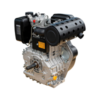 Moteur diesel monocylindre 4 temps refroidi par air 178F de 5 CV Euro 5 avec démarrage électrique