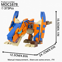 Kits de briques MOC pour la créativité artistique, Tigrex, briques de construction DIY, jouets pour enfants, MOC1678
