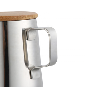 Hervidor de goteo de café para cocina casera de acero inoxidable 304, tetera de cuello de cisne, tetera con tapa de madera - Product Image 3