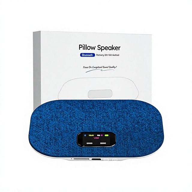 Portable Pillow Speaker Fabric Sleep Sound Stereo Wireless Speaker TF Card Bedside Audio