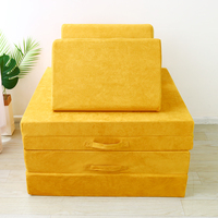 Saien Safe Ensemble de canapé-lit modulaire en mousse moderne 6 pièces pour enfants Chaise créative haute densité pour salle de jeux pour enfants Chambre à coucher École