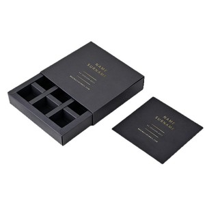 Cajas de Chocolate con Logotipo Personalizado, Cajas de Regalo para Año Nuevo y Día de San Valentín, <span class=keywords><strong>Regalos</strong></span> con Estampado en Caliente, Cajas de Regalo de 9 Compartimentos - Product Image 4