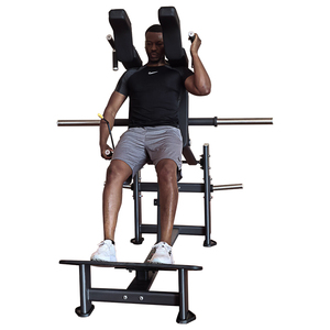 QLK Équipement de fitness de haute qualité, Machine Super Hack Squat à charge par plaques pour entraînement des jambes et musculation L8065, Qualité commerciale supérieure - Product Image 5