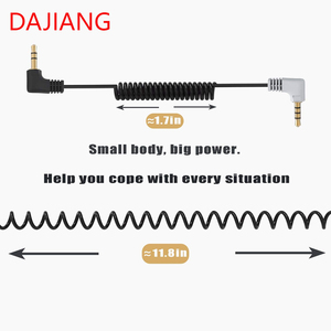 OEM tùy chỉnh dajiang 3.5mm TRS Nam để TRRS Nam mùa xuân Cáp <span class=keywords><strong>Adapter</strong></span> với PVC Áo khoác cho <span class=keywords><strong>microphone</strong></span> cho loa - Product Image 4