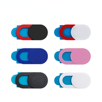 Protection de la vie privée ABS feuille coulissante couverture Webcam pour iPhone iPad téléphone tablette ordinateur portable couverture de caméra avant avec autocollant