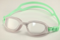 Lunettes de natation personnalisées en silicone pour enfants, verres transparents, couleurs mélangées, pour la natation aquatique