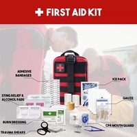 Kit de survie professionnel pour 2-3 personnes, directement de l'usine, équipement de plein air, sac de couchage, tente, pour 72 heures d'urgence, voyages, randonnée, camping