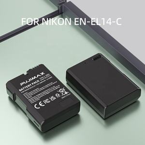 Batterie d'appareil photo PUJIMAX 1680mAh Type C EN-EL14 pour <span class=keywords><strong>NIKON</strong></span> P7000 P7100 P7800 P7700 D3100 D3200 D3300 D3400 D3500 <span class=keywords><strong>D5600</strong></span> D5100 <span class=keywords><strong>D5300</strong></span> - Product Image 2
