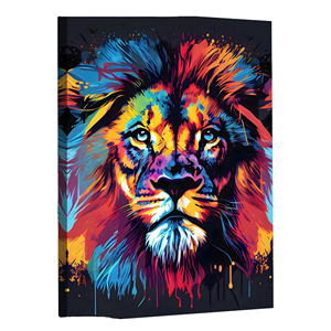 Tableaux imprimés sur toile d'animaux graffiti Lion Éléphant, <span class=keywords><strong>Art</strong></span> <span class=keywords><strong>Pop</strong></span>, pour salon - Product Image 1