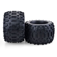 Ensemble de roues et pneus 1/8, moyeu hexagonal de 17mm, éponge en caoutchouc pour voiture RC 1/8, pièces de robot Monster Truck