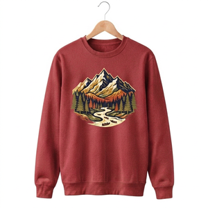 Sudadera Deportiva de Invierno con Logotipo Bordado Personalizado, Cuello Redondo, Corte Ajustado, Felpa, Mezcla de Poliéster/Algodón, Color Sólido, Mangas Largas - Product Image 1
