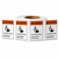 Étiquettes d'avertissement de sécurité industrielles personnalisées pour l'extérieur, résistantes aux intempéries, autocollants adhésifs de signalisation de danger et de prudence, contrôle qualité