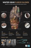 Gants de chasse unisexes SAN QIANG en polyester léger, antidérapants et extensibles, pour la chasse au cerf et le tir à l'arc en extérieur