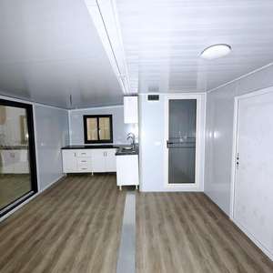 Maison <span class=keywords><strong>conteneur</strong></span> d'expédition 20 pieds personnalisée en usine, économique, portable, avec isolation écologique, extensible - Product Image 3