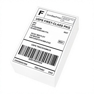 LIKEXIN Custom Self-Adhesive Thermal <b>Labels</b> 100mm*150mm 325pcs Exhibition Use Waterproof Paper 4x6 Size Shipping <b>Packaging</b> - Product Image 2