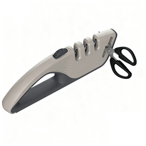 <span class=keywords><strong>Afilador</strong></span> de Cuchillos Manual con Ángulo Ajustable y Perilla Giratoria, Herramienta Multifuncional para Afilar Cuchillos y Tijeras de Cocina para Uso Doméstico - Product Image 4