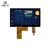 Módulo de Pantalla LCD TFT HMI AIOT de 5 Pulgadas, 800x480, IPS, RGB, 40 Pines, 500cd/m2, Alto Brillo, con Panel Táctil Capacitivo