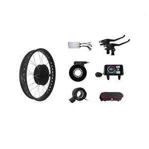 Moteur de moyeu de roue arrière sans balais pour vélo électrique, kit Moteur de moyeu de roue arrière sans balais pour vélo électrique, kit