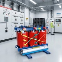 Equipo eléctrico de ahorro de energía, transformador trifásico de tipo seco, estándar IEC para la infraestructura de carga de vehículos eléctricos, Ganzhong SCB20/SCB22 50Hz, bobina redonda.
