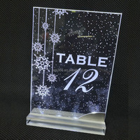 Numéros de table en acrylique de mariage, lumière personnalisée, LOGO Numéros de table en acrylique à batterie rechargeable LED Numéros de table en acrylique Mariage vierge
