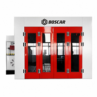 Cabine de peinture automobile professionnelle de luxe 8m*4.2m avec four de cuisson ignifuge certifié CE à vendre
