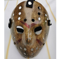 Masque d'halloween de luxe pour adultes, accessoires de déguisement effrayant pour Cosplay, Costume pour adultes