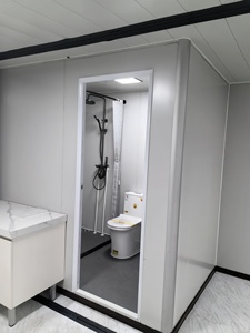 Casa expandible de doble ala portátil de lujo de 20 pies, casa prefabricada de 2 dormitorios y 40 pies con <span class=keywords><strong>terraza</strong></span> y balcón cubierto - Product Image 2