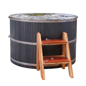 <span class=keywords><strong>Bañera</strong></span> de acero inoxidable personalizada con cubierta disponible. Caldera de calefacción a leña apta para agua fría y caliente. - Product Image 3