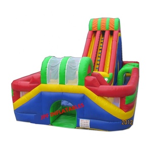 Équipement de divertissement gonflable ville amusante pour parc vente/Enceinte fermée terrain de divertissement gonflable avec toboggan - Product Image 1
