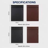 Portafolio de Cuero A4 Premium, Carpeta Magnética Multifuncional con Portaplumas, Personalizable con Marca para Regalos Empresariales