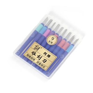 Sk2 khắc gỗ đục 9pcs nhựa xử lý gỗ <span class=keywords><strong>DIY</strong></span> khắc dao cho khắc - Product Image 2