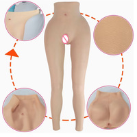 Culotte en silicone pour travestissement, avec fesses et hanches volumineuses, sexy, longue, pour transgenres, shaper, cosplay