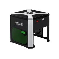 Machine de gravure laser miniature portable WAINLUX K6, contrôlée par application, pour usage domestique, imprimante de logo pour cuir, bois, acrylique, papier, verre.