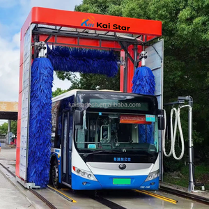 Autolavaggio Elettrico Drive-Through per Autobus e Camion, Costruzione in Acciaio Inox, Motori Italiani, Tre Spazzole Schiumogene, Completamente Automatico - Product Image 3
