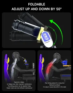 Microscope trinoculaire industriel pliable MECHANIC Robot Smart Eye 7X-45X Zoom continu pour la réparation de téléphones mobiles, ensembles d'outils - Product Image 6