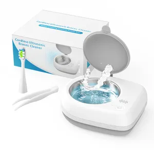 Machine de nettoyage d'orthèses à ultrasons sans fil pour appareil dentaire sonique CS08