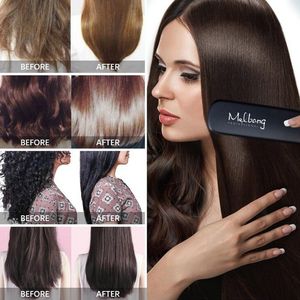 Cepillo Alisador de Cabello Cerámico Iónico Negativo Mini de Alta Calidad con Calor Ajustable, Ideal para Viajes, Voltaje Universal, Apagado Automático - Product Image 6